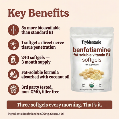 TryMentario Vitamin B1 (Benfotiamine)