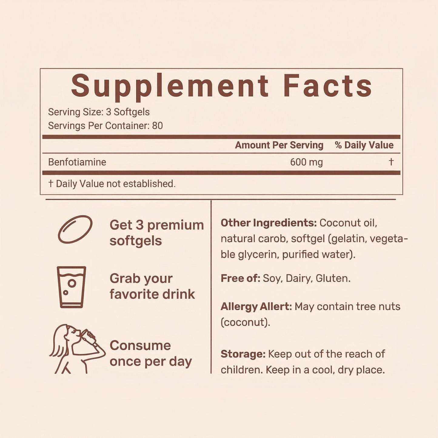 TryMentario Vitamin B1 (Benfotiamine)