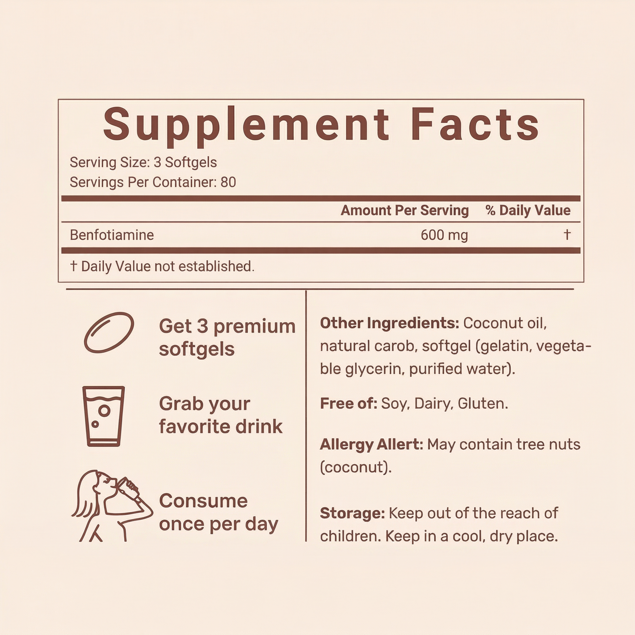 TryMentario Vitamin B1 (Benfotiamine)